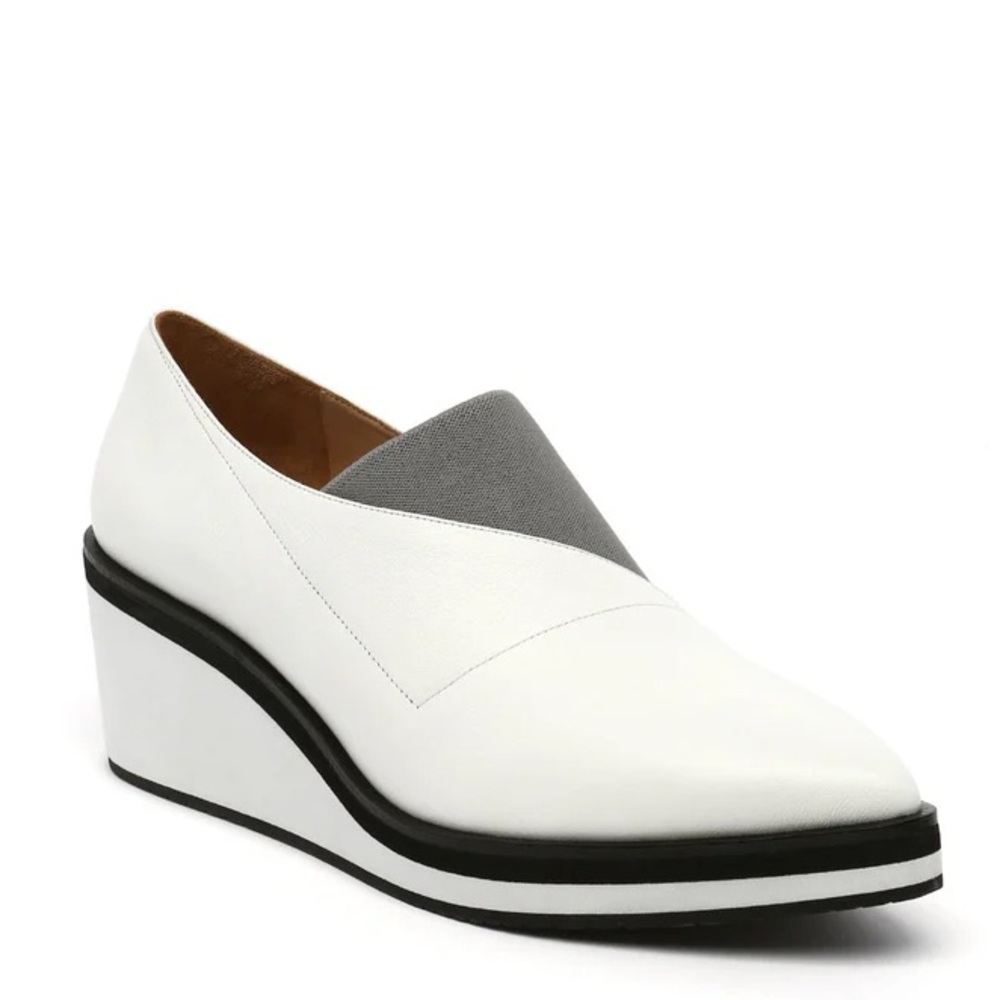 Issey Miyake X United Nude Wrap Mid Wedge Off-White 36